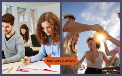 Kurs versus Anlass