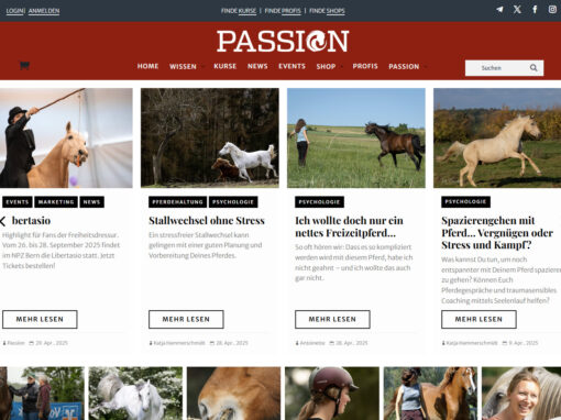 Passion | 4else Kursverwaltung Passion.4my.horse