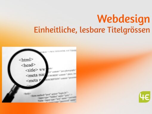 Einheitliche, lesbare Titelgrößen – mit rem perfekt für alle Geräte